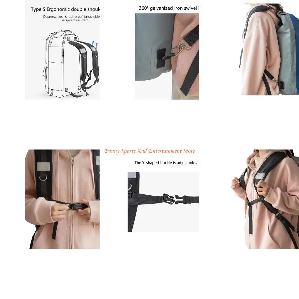 

C4DE Backpack Straps, Waterproof Replacement Shoulder Straps, Backpack Shoulder Strap