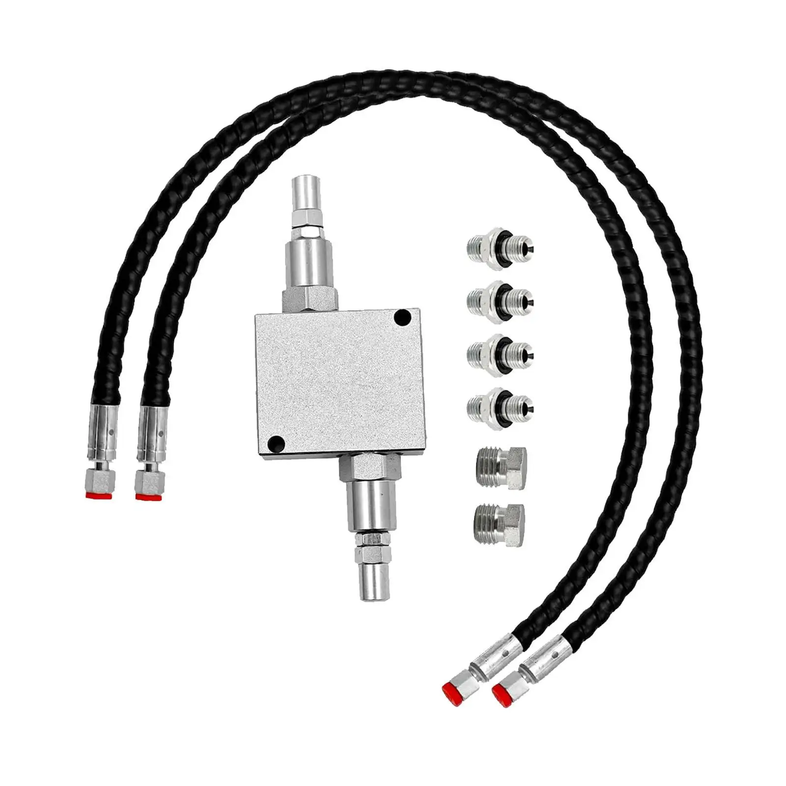 

Комплект буферных клапанов для мини-экскаватора, защита комплектующих, прочные, гидравлические, 1/4 дюйма, буферный клапан для двигателя