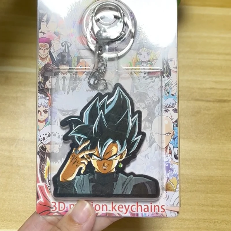 3D Anime Key ring Black Goku Dragon Ball Z Keychain Decoration Pendants for Cars,Bags,Etc.(Pls Contact us for Full Catalogs)