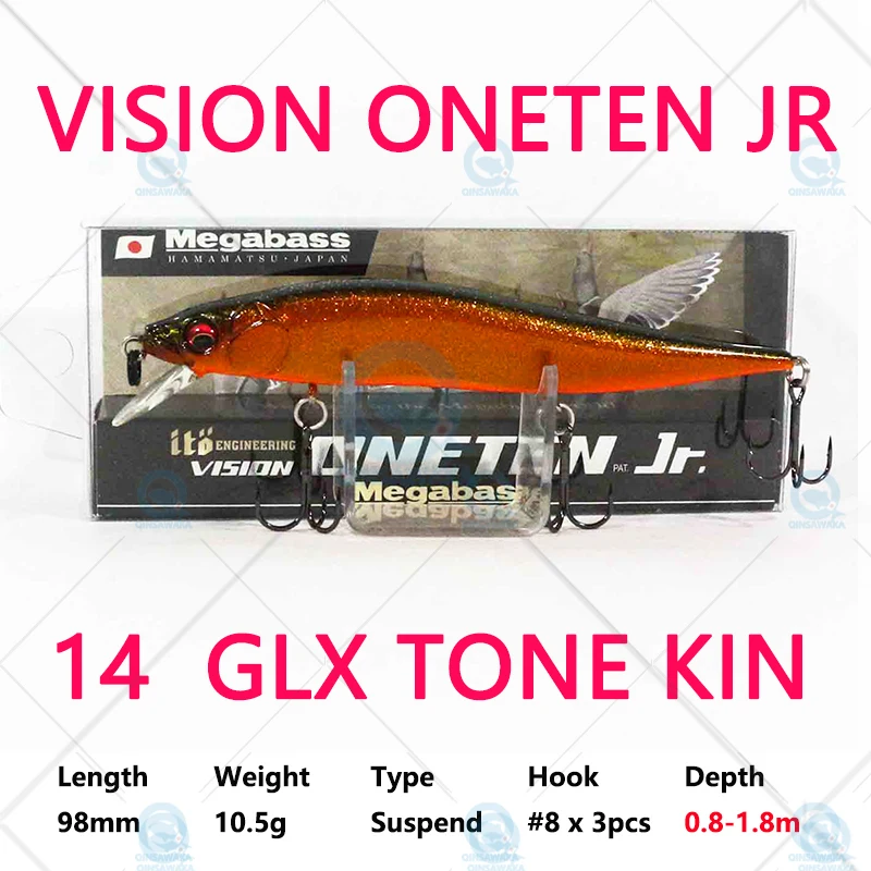 JAPAN Megabass VISION ONETEN Jr. 98mm 10.5g Suspend BASS Fishing