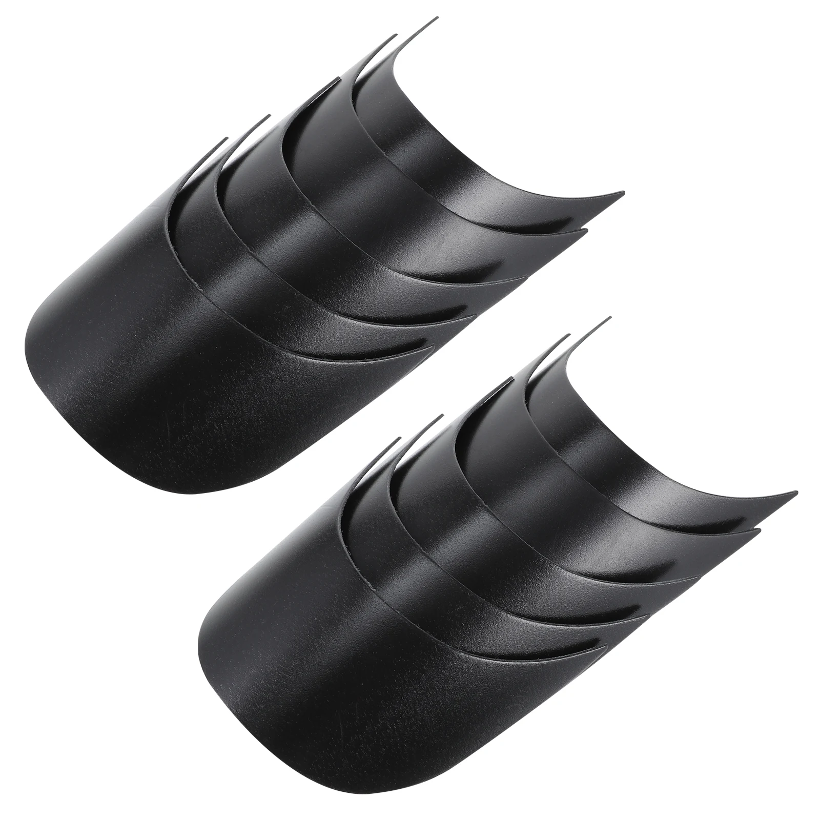 

10Pcs Woven Hats Sun Protection Visor Sports Hat Brim PE Material 6x16 5 Bend Black 1 5 Durable Multifunctional