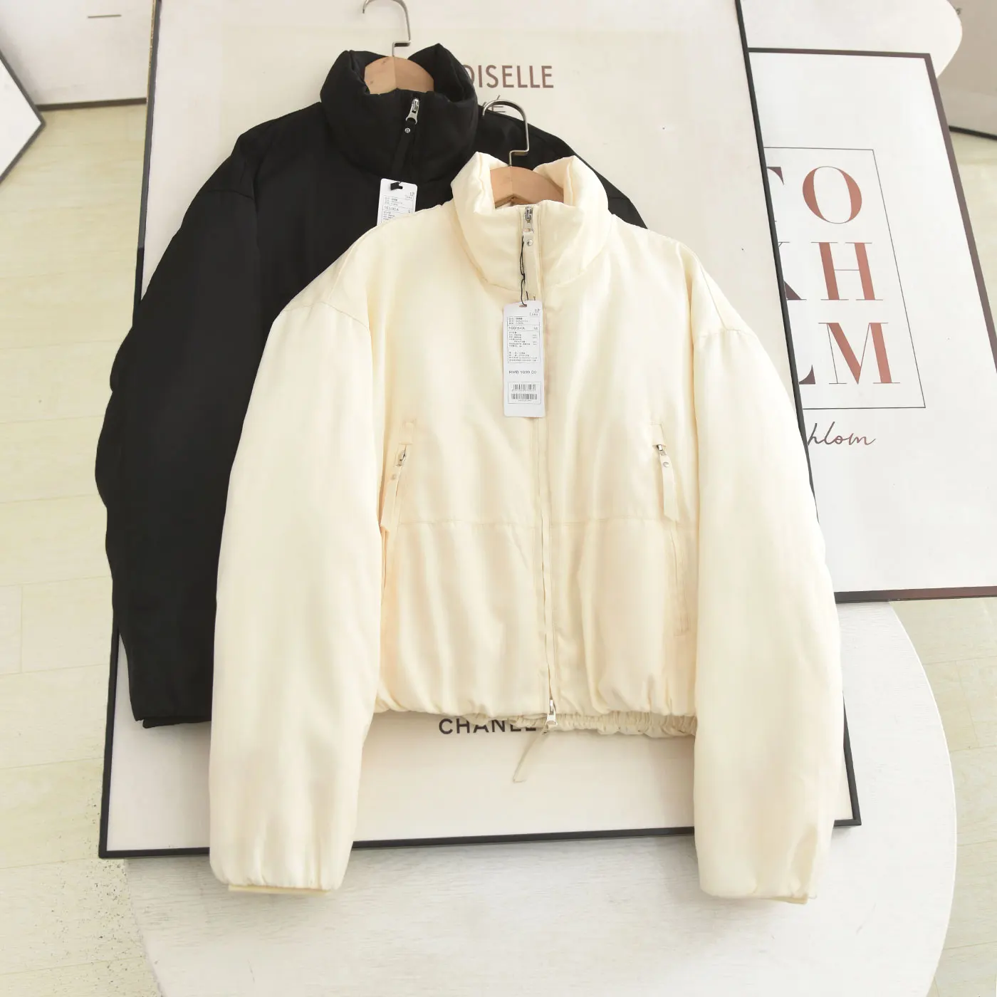 

Bird's Sweet Cool Wind Flower Bud down Jaet 2025 Winter Stand Collar Slimming Versatile Small Size down Coat Outerwear