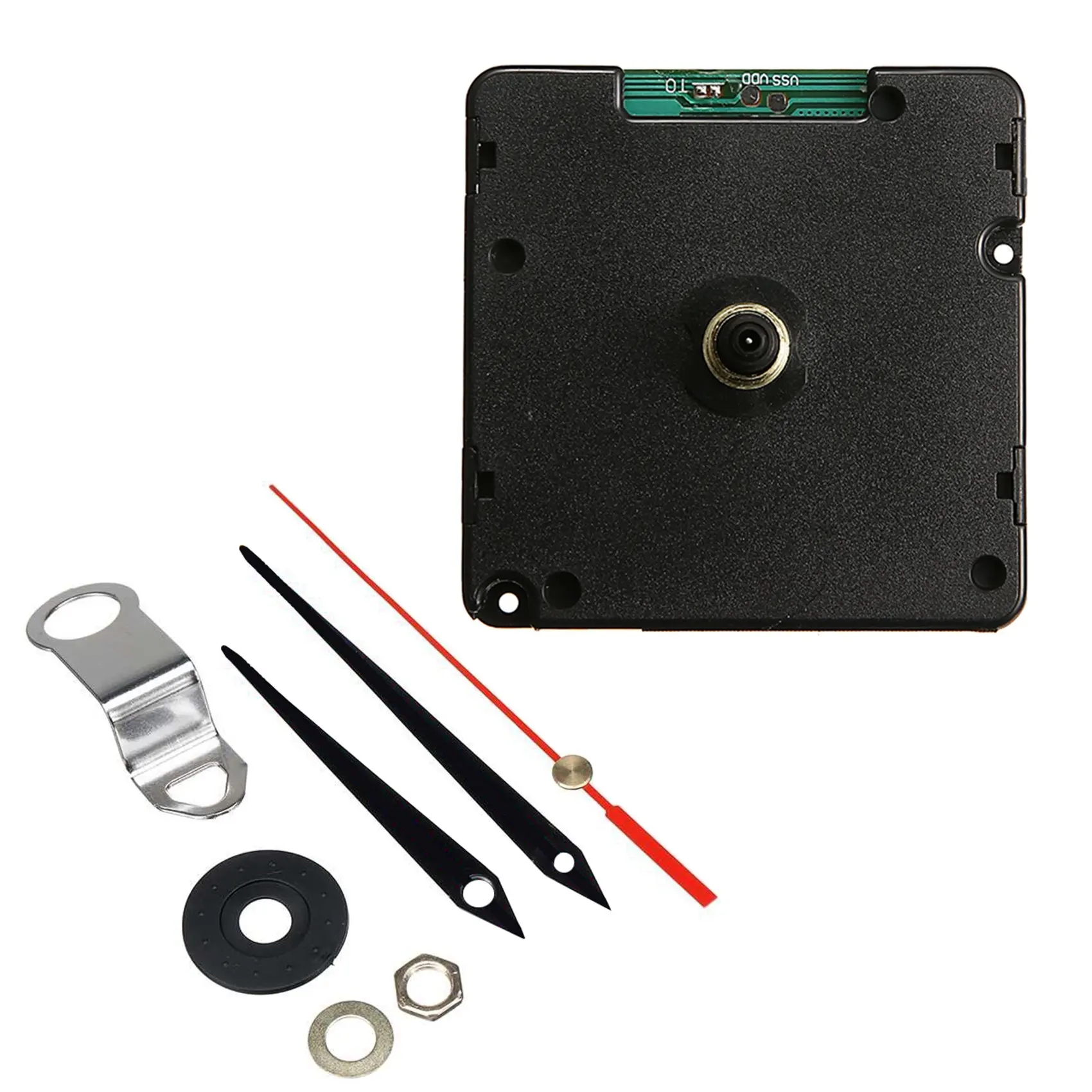 Radio Controlled Silent Quartz Wall Clock Movement Mechanism DIY Clock Kit DCF Signal Mode for Repair Parts Replacement