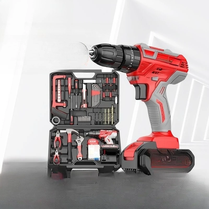 

Electric drill decoration hardware tool set Woodworking electrician special maintenance Multifunctional household tool box set