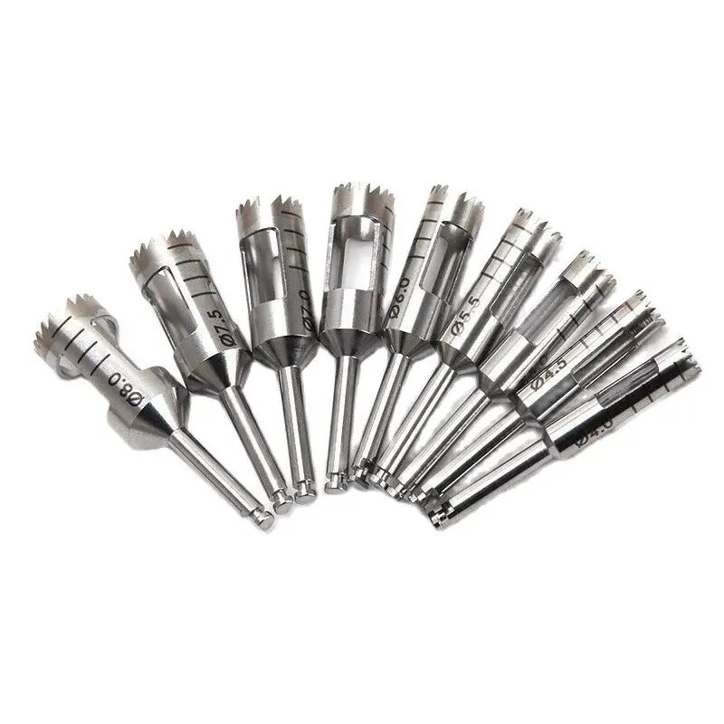 

1 Pieces Dental Implant Coating Trephine Burs Tissue Punch Trephine Saw Bone Trephines Drills Medical Grade Surgical Instrument