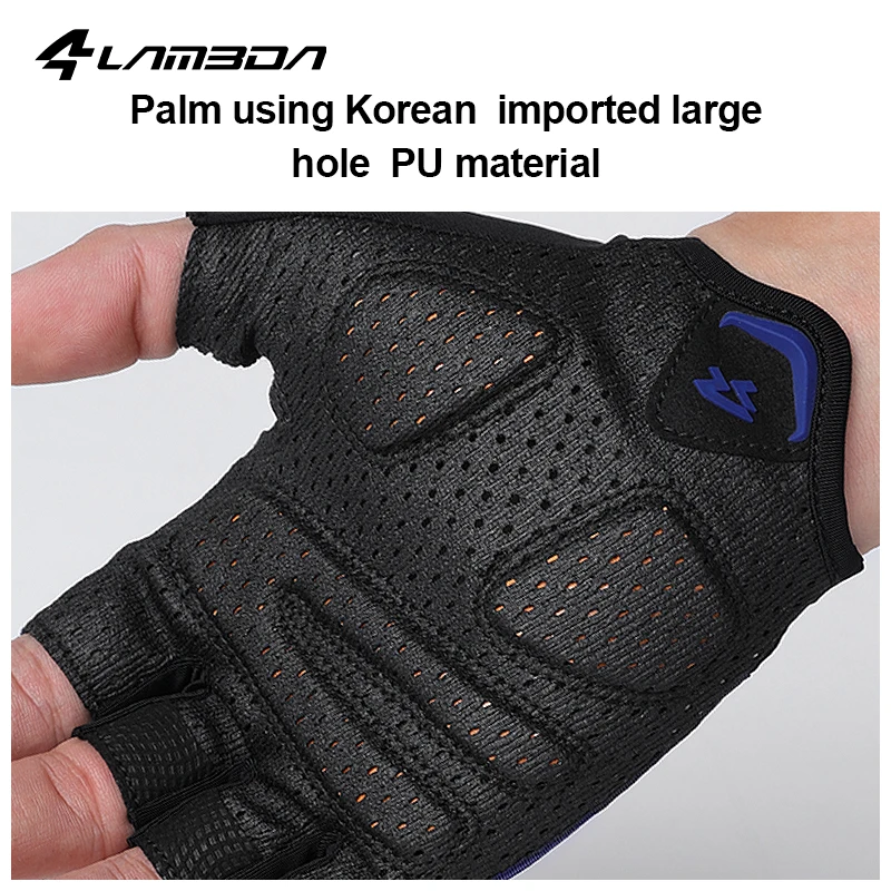 LAMEDA Cycling Gloves XRD Palm Pad Men\'s Road Bike Gloves Summer Breathable Bicycle Half Finger Gloves Biker Bicycle Accessories
