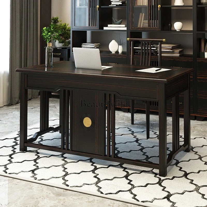 ls 42New Chinese desk all solid wood writing desk desk