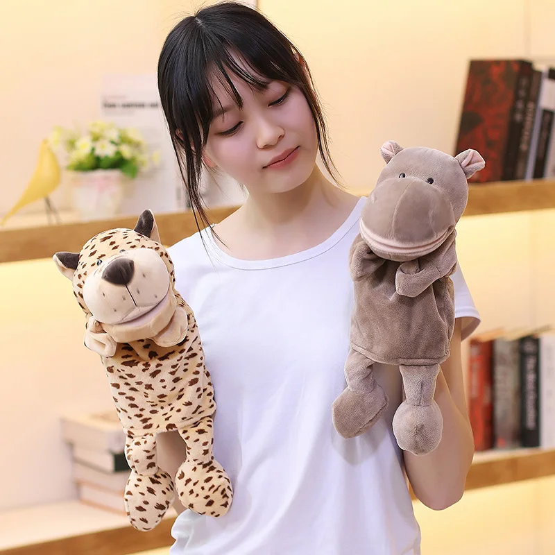 24 stijlen knuffeldier speelgoed zachte hand vinger verhaal marionet kawaii poppen educatief babyspeelgoed party decor kinderen verjaardagscadeau