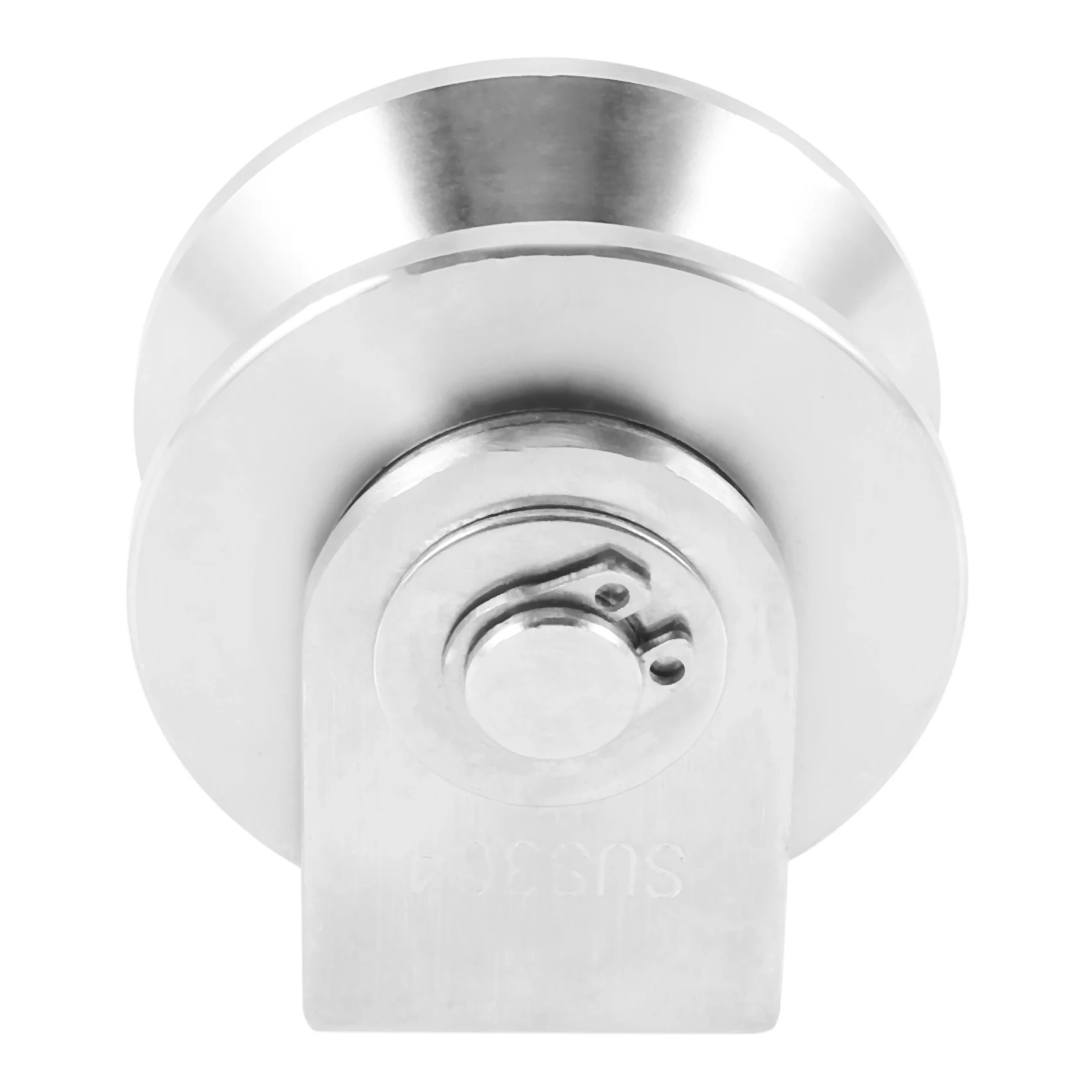 

BAAJ-2Pcs 2 Inch V Type Pulley Roller 304 Stainless Steel Sliding Gate Roller Wheel Bearing For Material Handling And Moving