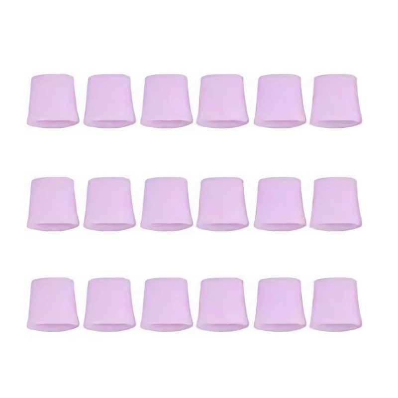 16Pcs=8Pairs Silicone Foot Care Gel Little Toe Tube Corns Blisters Corrector Pinkie Protector Bunion Sleeve Bone Brace Support