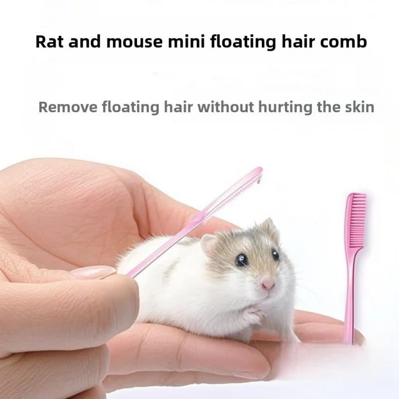 

Mini Pet Hairbrush for Hamsters And Rabbits - Shedding Floating Hair Knotting Long Hair Small Comb Pet Supplies
