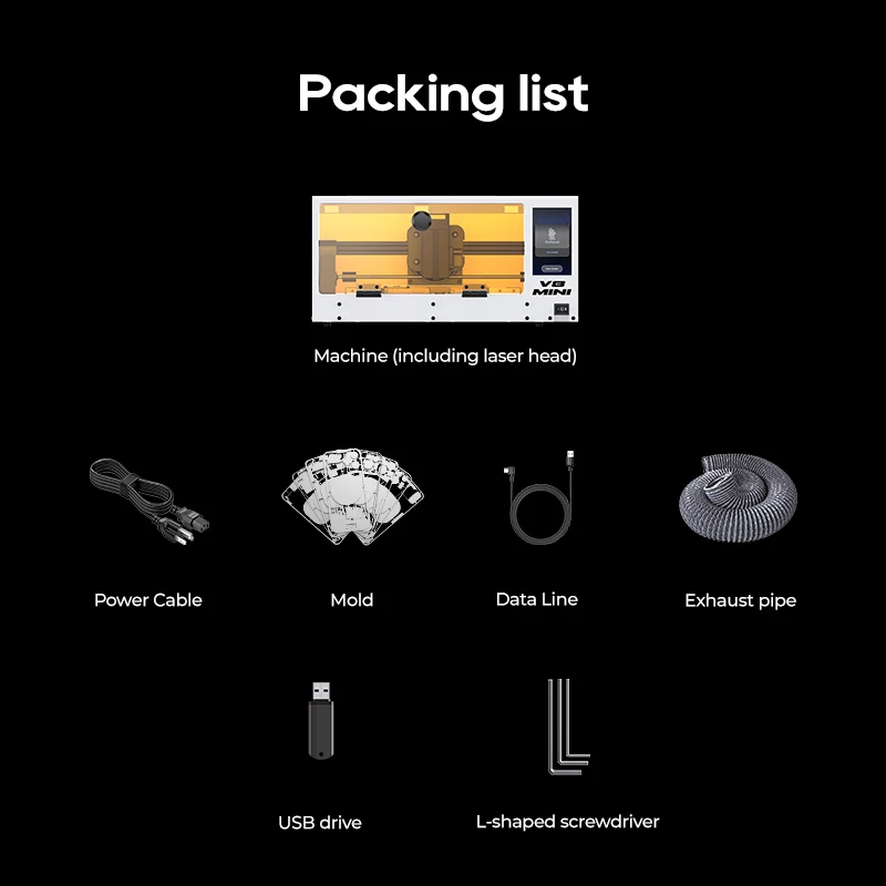 Xwitzeal ®   MINI máquina láser V8 para soportes de pantalla trasera de iPhone y lente de cámara, con moldes de hierro y kits de herramientas de reparación de teléfonos