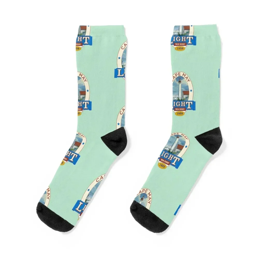 

Cape May Lighthouse Socks luxury winter thermal heated floral Mens Socks Women's