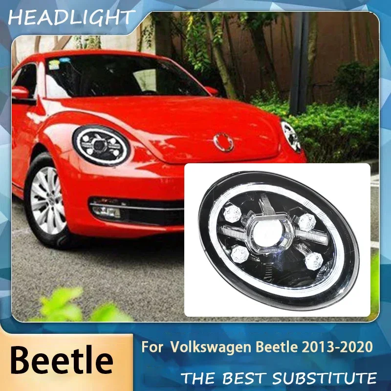 Car Headlights with taillight For VW Beetle 2013-2021 LED Car Lamps Daytime Running Lights Dynamic Plug And Play Car Accessories