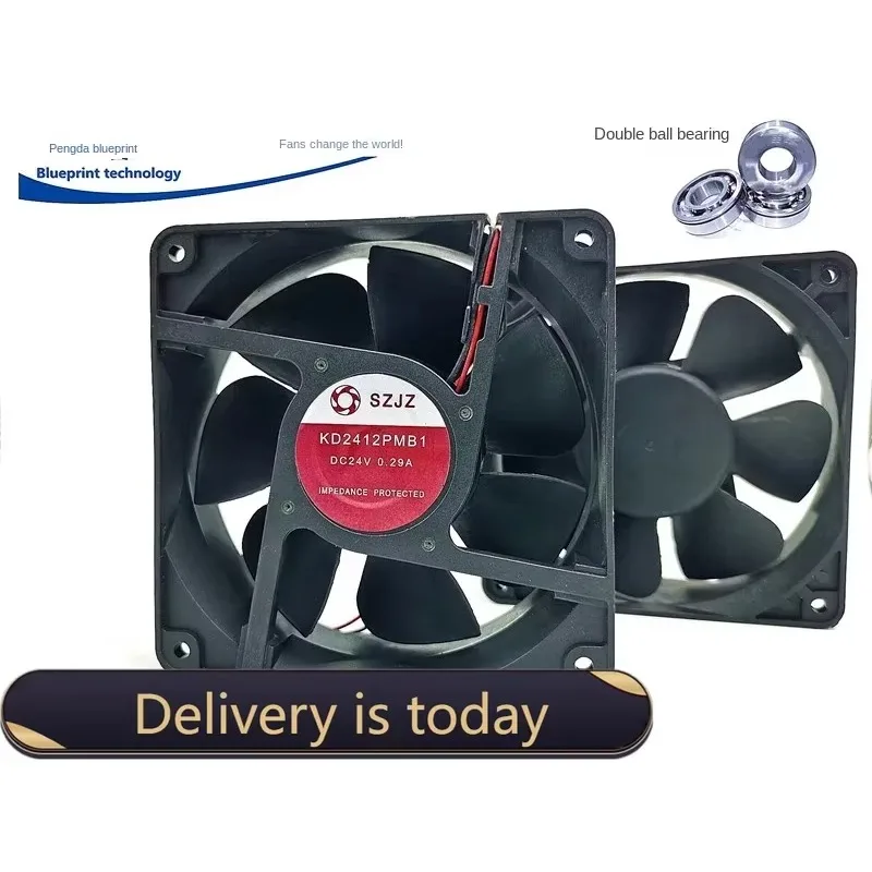 pa 12038 12cm 24v0.29a Double Ball Bearing 120*120 * 38mm Variable Frequency Cooling Fan 120*120*38MM