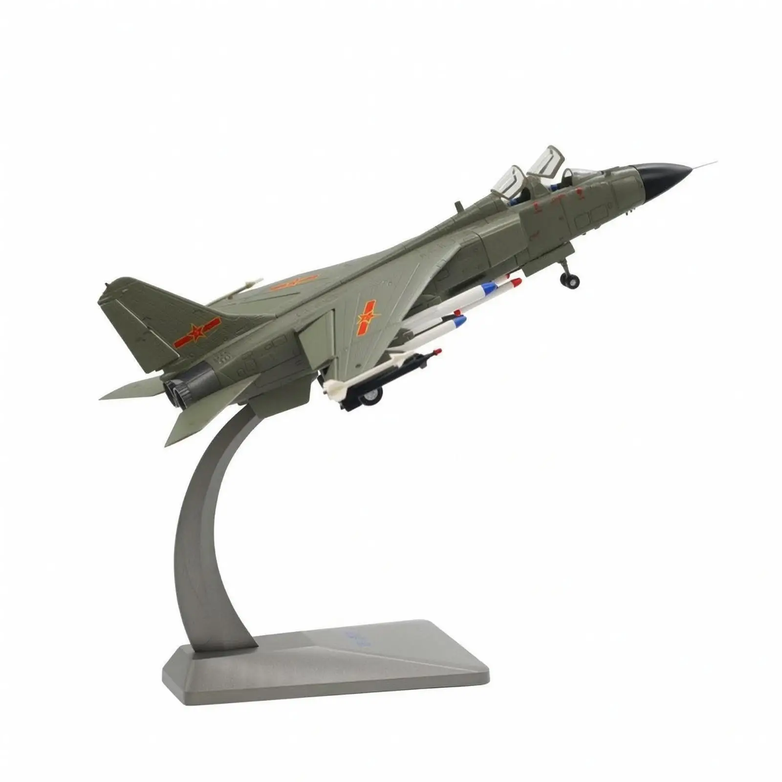 Jet Fighter Model 32CM Alloy Diecast Plane with Display Stand for Aviation Enthusiasts Collectors