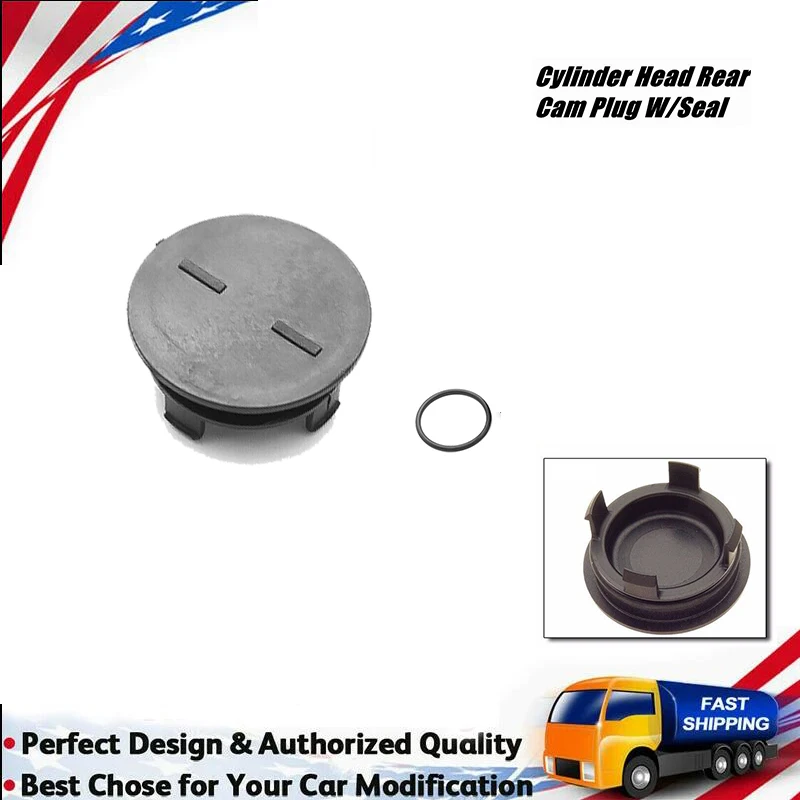 

Cylinder Head Rear Cam Plug Cap Camshaft Rear Seal Plug 12513-P72-003 for Honda Civic Integra Accord