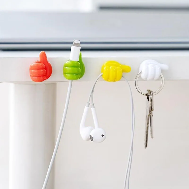 7PCS Organizer Cable Holder Cute Cable Holder Tidy Tripod for Charger Protection Cable Holder for Table ZMLXQ06