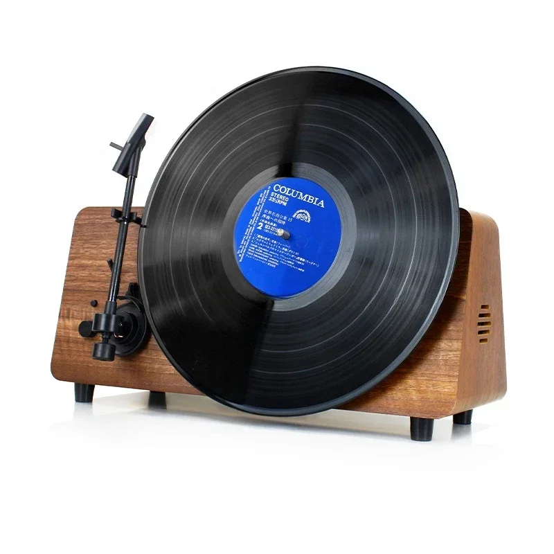 vertical record player Factory updated hot sale retro vinyl turntable & wooden gramophone New Design turntable Hot sales