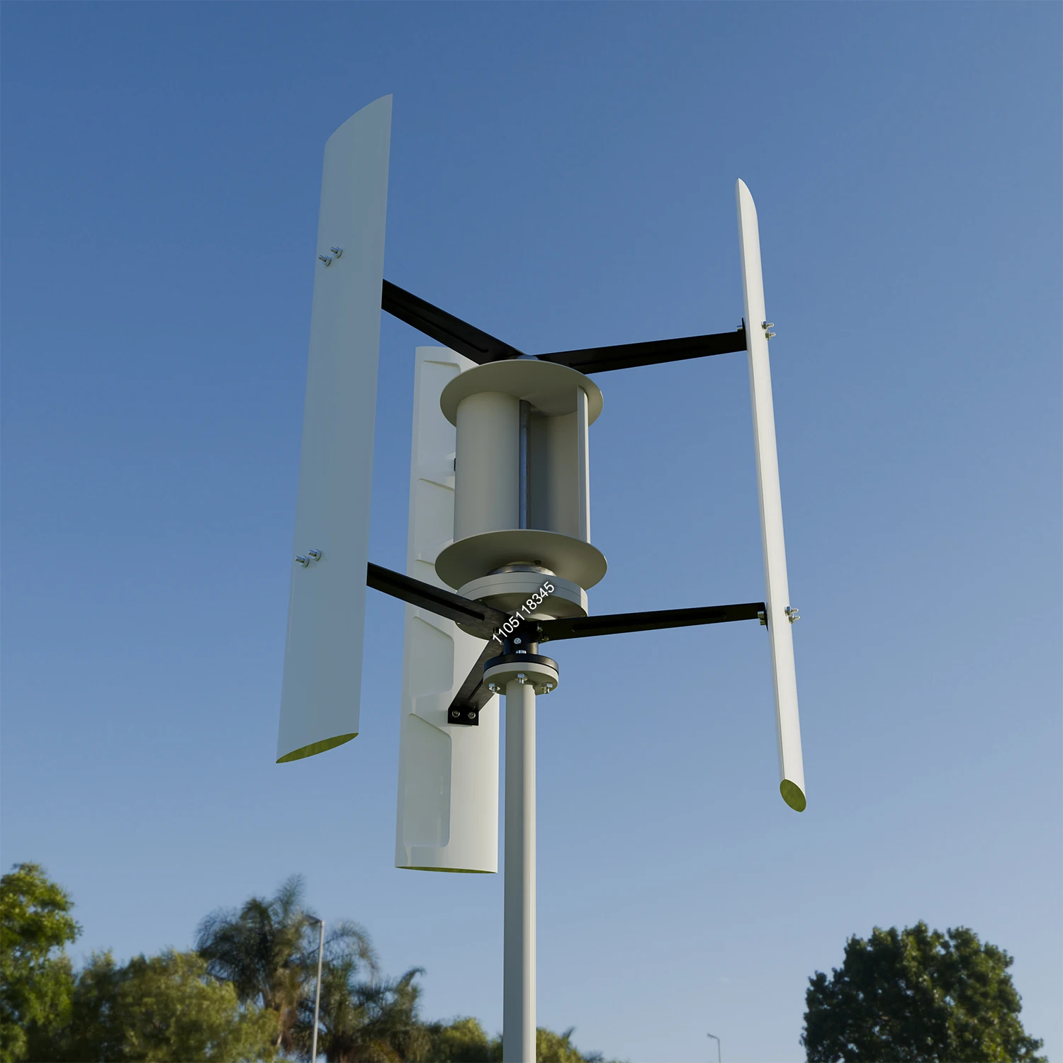 Vertical Axis Wind Generator Wind Turbine 10kW 20kW Complete System Kit High Power High Voltage Output for Household Appliances
