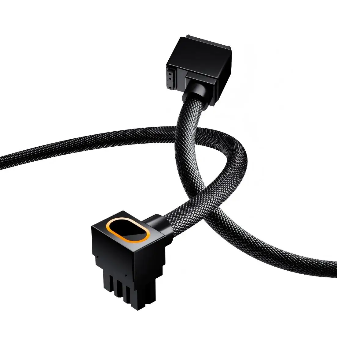 AIJS CPU8Pin Motherboard Extension Cable,18AWG 90 Right-Angle Design, ARGB 5V 3Pin Male-to- Female Connectors Cable