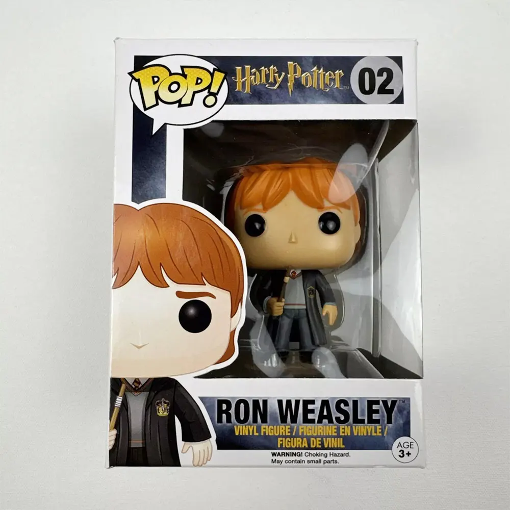 Funko Pop Ron Weasley Action Figures Model Toys Movie Cartoon Q Version Figureine Collectible Vinyl Figure Desk Decor Souvenir