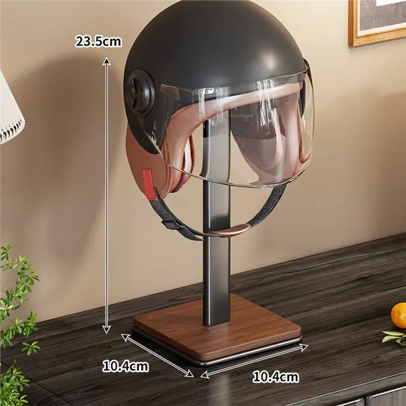 [NEWA64Z!】 Heavy Duty Metal Helmet Display Stand Cap Holder Stand Hat Rack Wigs Display