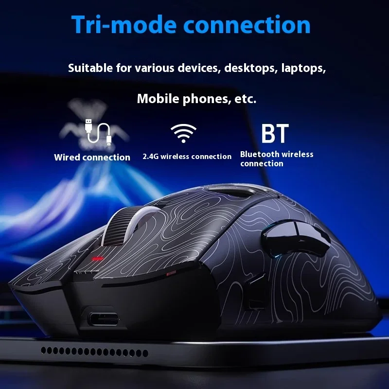 

Беспроводная мышь AULA SC620, трехрежимная беспроводная игровая мышь FPS, легкая киберспортивная Bluetooth 2,4 г, аксессуары для геймеров, подарки