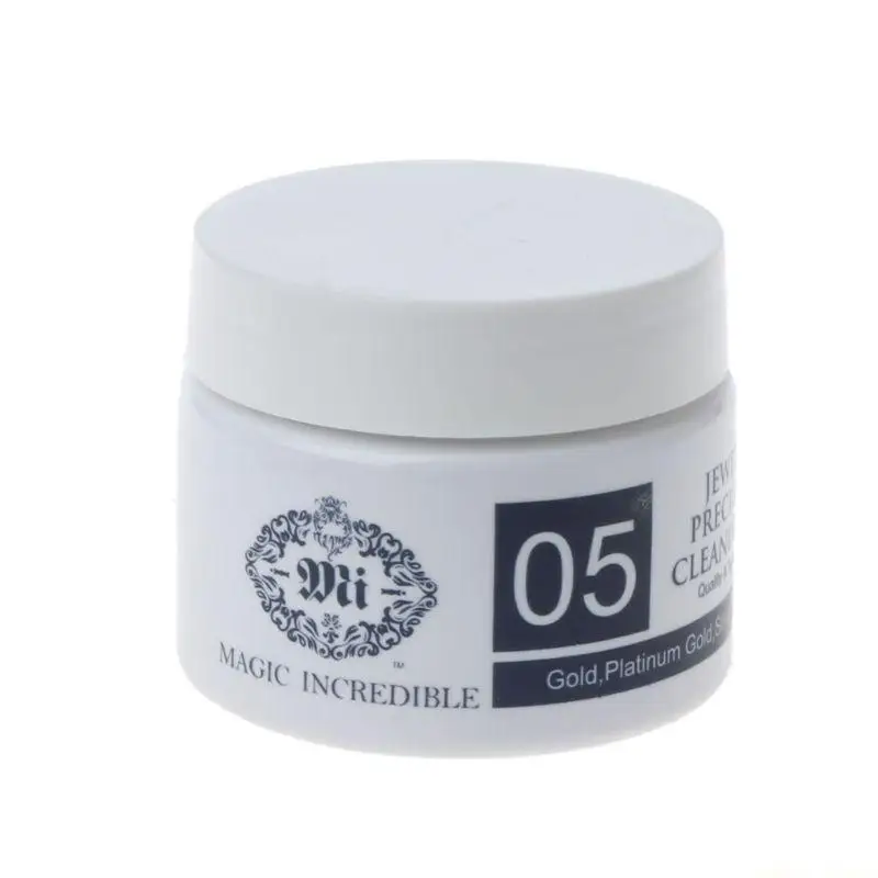 31BF 50g Silver Jewelry Cleaner All-Natural Pearl Powder Professional Use Silver Tarnish Remover Silver Polish Tarnish Remove