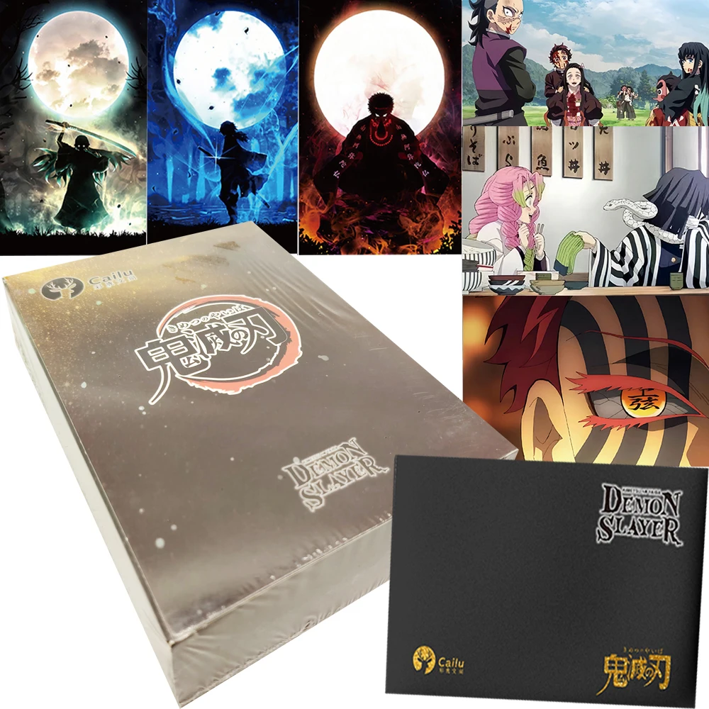 

Wholesale Demon Slayer Collection Cards Colored Paper Series Kamado Tanjirou Nezuko Dreamy Surprise Hidden Cards Birthday Gifts