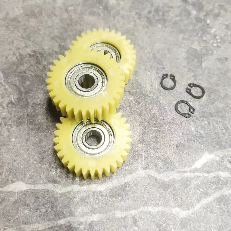3 Pieces 30 Teeth Nylon Gear 608 Bearing Pinion Spare Parts For Electric Power Folding Car Motor Electric Bicycle Cycle
