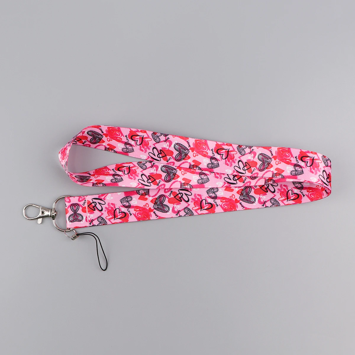 Cuore cremital Holder LOVE cordini per chiave tracolla per Card Badge palestra cinturini per telefono portachiavi accessori per portachiavi regali
