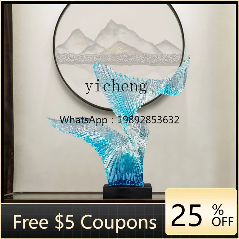 

Ornament Ornament Abstract Sculpture Crafts Interior Entrance Ornament Creative Transparent Sculpture