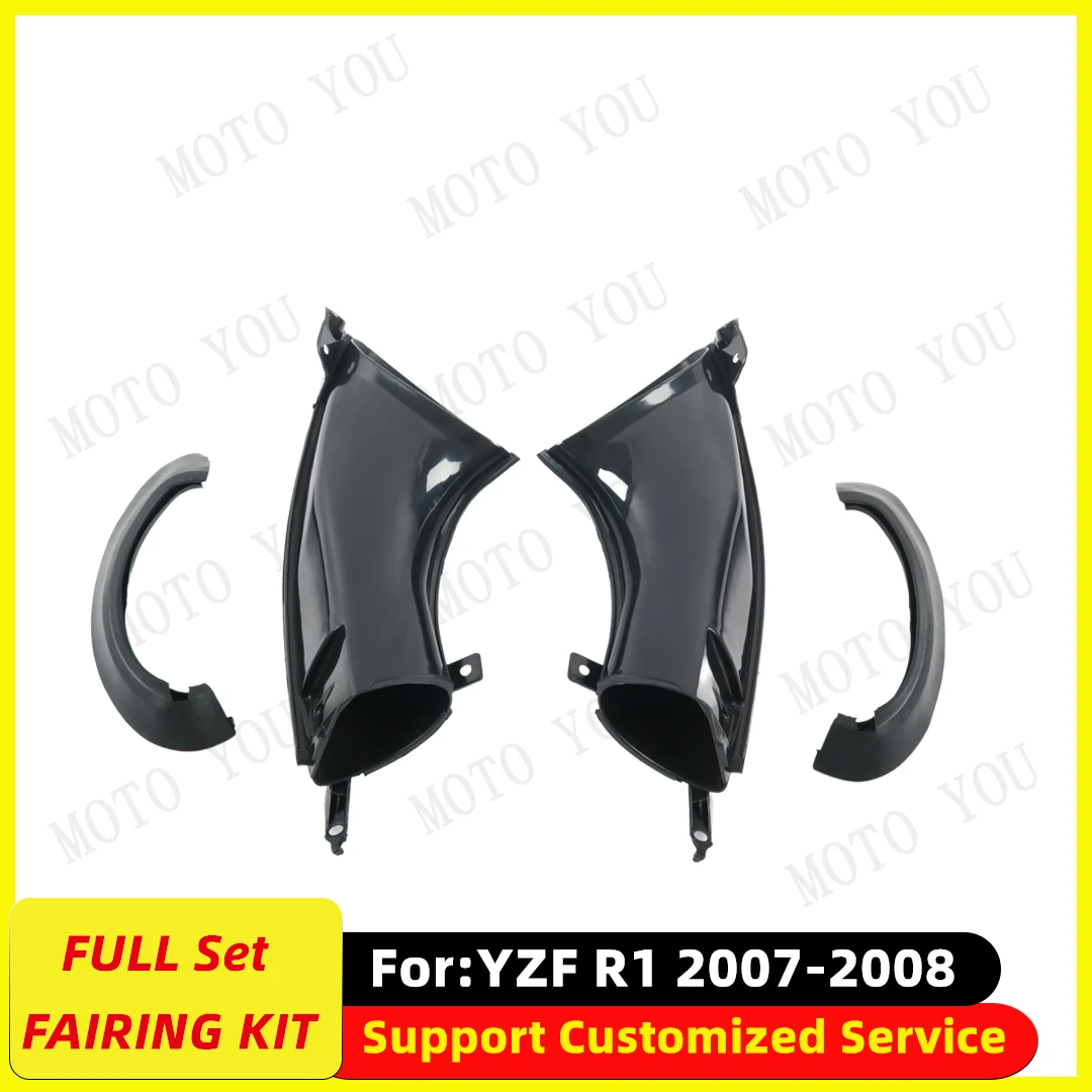 

Motorcycle Accessories Air Intake Tube Duct Cover Vent pipe Fairing For YZF R1 2007 2008 YZF-R1 YZF1000 07 08