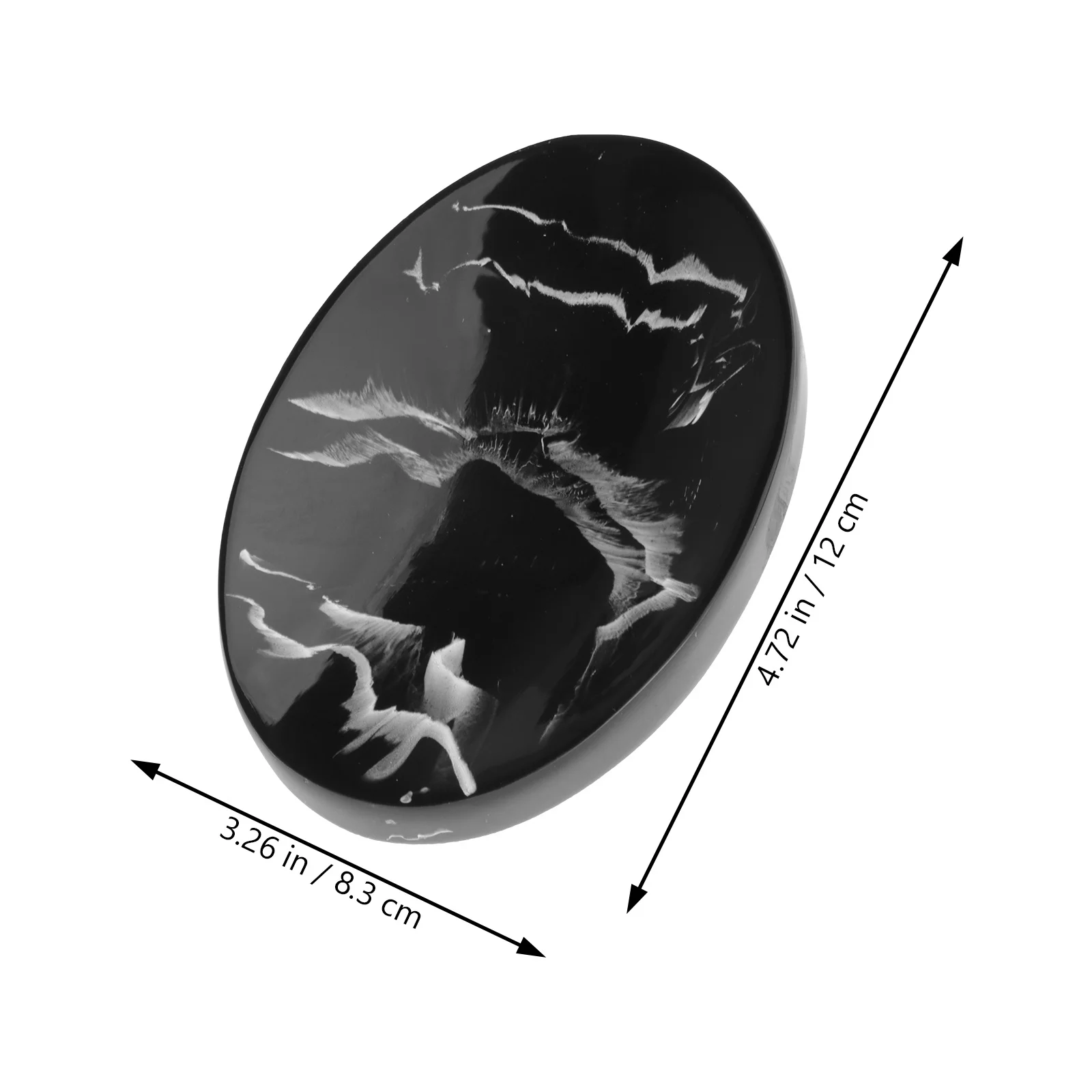 

1Pcs Elegant Marble Soap Dish Long Lasting Resin Material Bathroom Kitchen Decor Soap Storage Dish Bathroom Supply