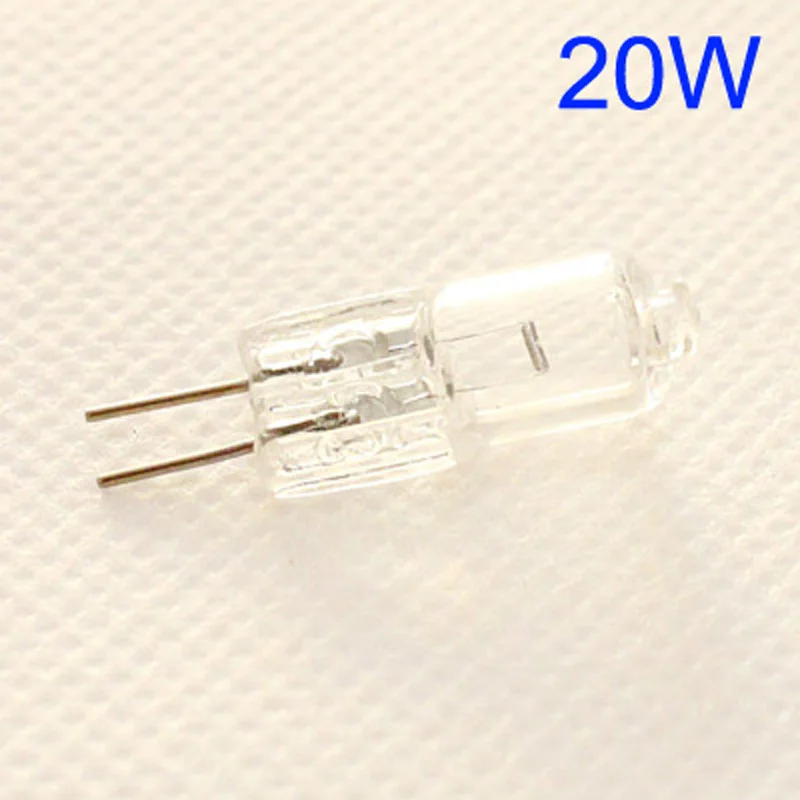 10pcs G4 12V 5W/10W/20W/30W/50W Halogen Capsule Lamps Light Bulbs 2 Pin Light Clear Bulb Portable Used For Swimming Pools