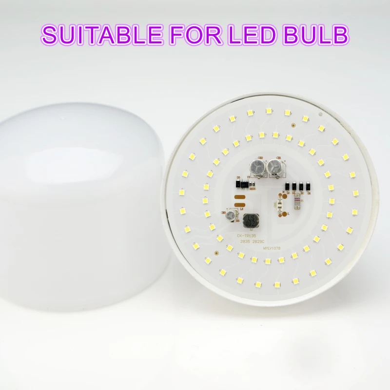 LED Chip 55W 45W 38W 28W 18W 14W 10W 5W for Light Bulb 2835SMD DOB Round Light Beads AC 220V No Flicker Bulb Chips Lighting Lamp