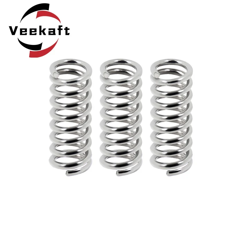 Veekaft10/20/30/40pcs  7x20mm Nickel-Plated Strong Spring - 3D Printer Extruder Part for Wade/Ultimaker/MakerBot