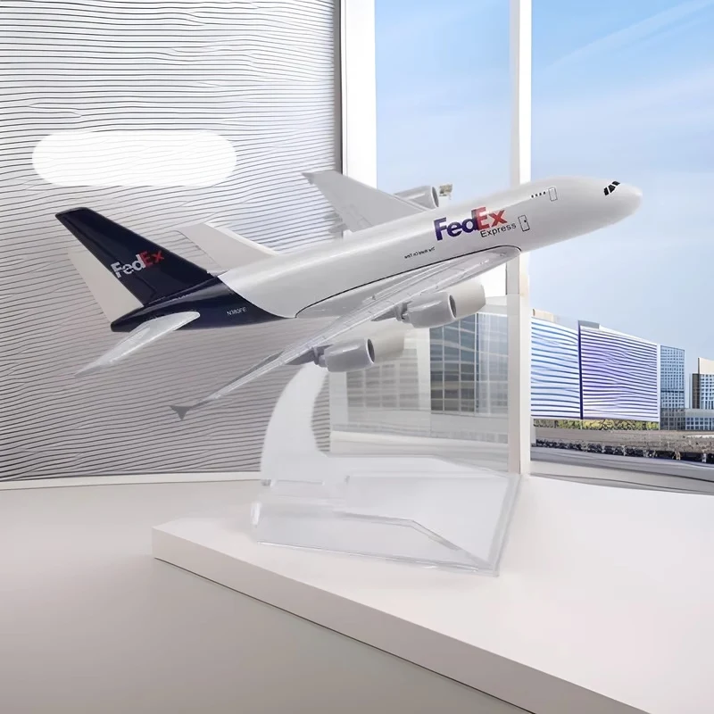 

16CM A380 Federation Airline Model Plane Toy Airbus A380 Aircraft Alloy Metal Diecast Airplanes Plane for Collection
