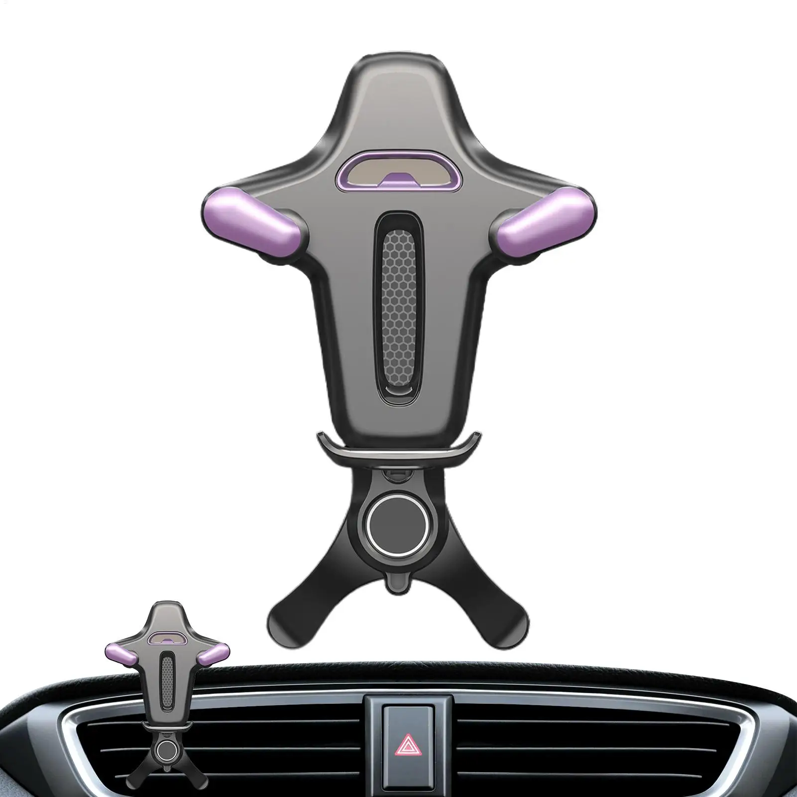 

Автомобильный держатель для телефона, зажим для вентиляции, Нескользящая Y-образная подставка, вентиляционное крепление для телефона для семьи, друзей, женщин, автомобильный автомобиль в помещении