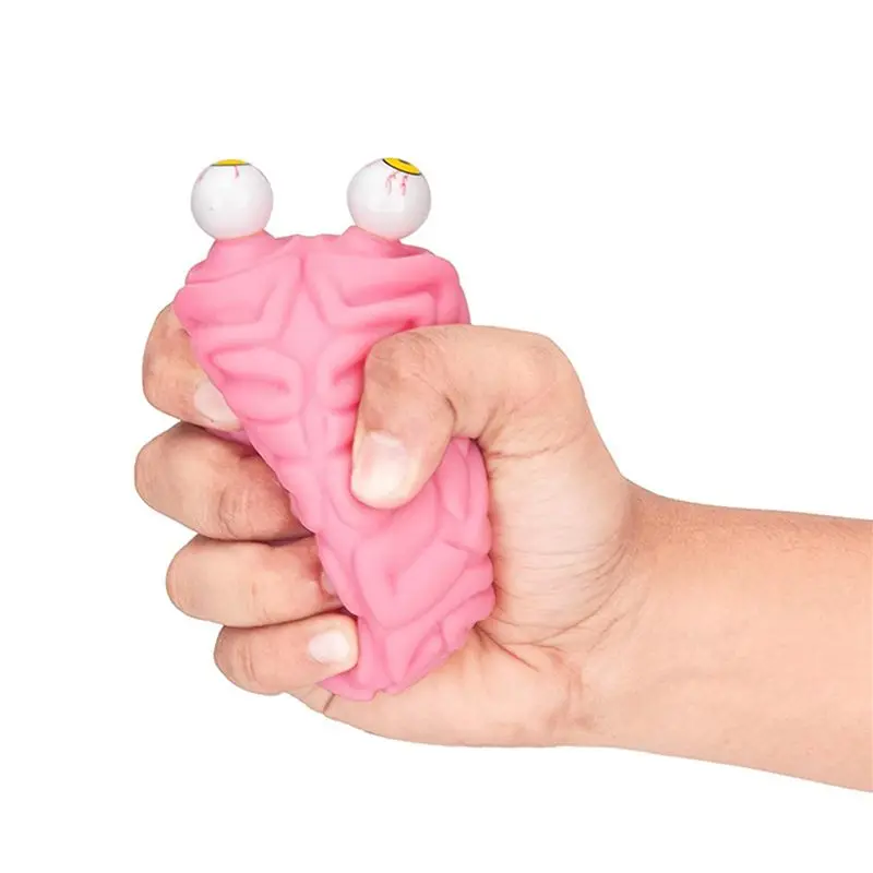 BEDW-2X Flippy Brain Squishy Eye Popping Squeeze Fidget Cool Stuff Prank Gadgets Stress Relief Sensory ADHD Autism