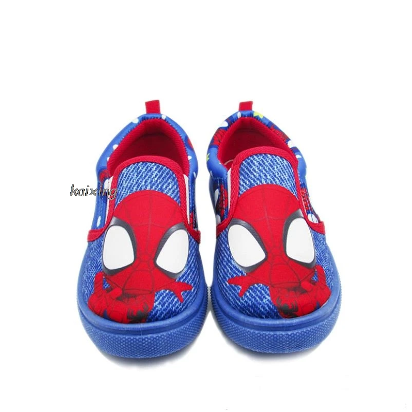 Koreański styl SpiderMan Boy\'s Casual i lekkie dziecięce buty na podłodze, dziecięce buty z tkaniny płaskie oddychające maluch