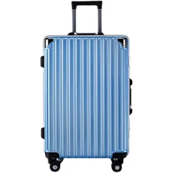 Boarding Suitcase Aluminum Frame Universal Wheel Men and Women PC Password Trolley Case Rolling Luggage 22 inches Travel Bag