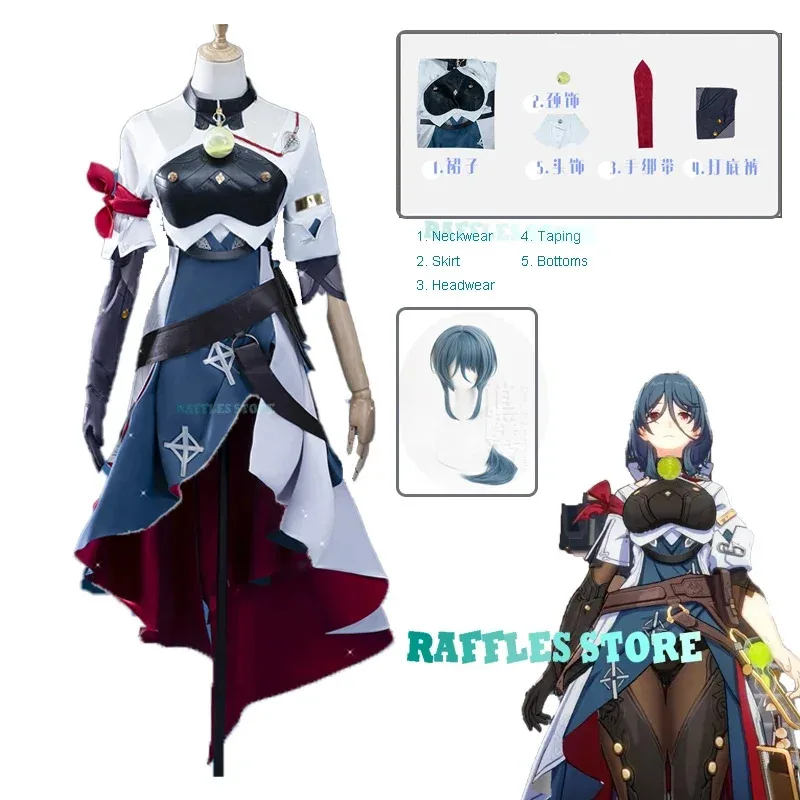 

НОВЫЙ Наташа Косплей Костюм Парик Игра Honkai: Star Rail Косплей Наташа Полный комплект Женский Хэллоуин Карнавал Cos Костюмы для вечеринок XS-XXL