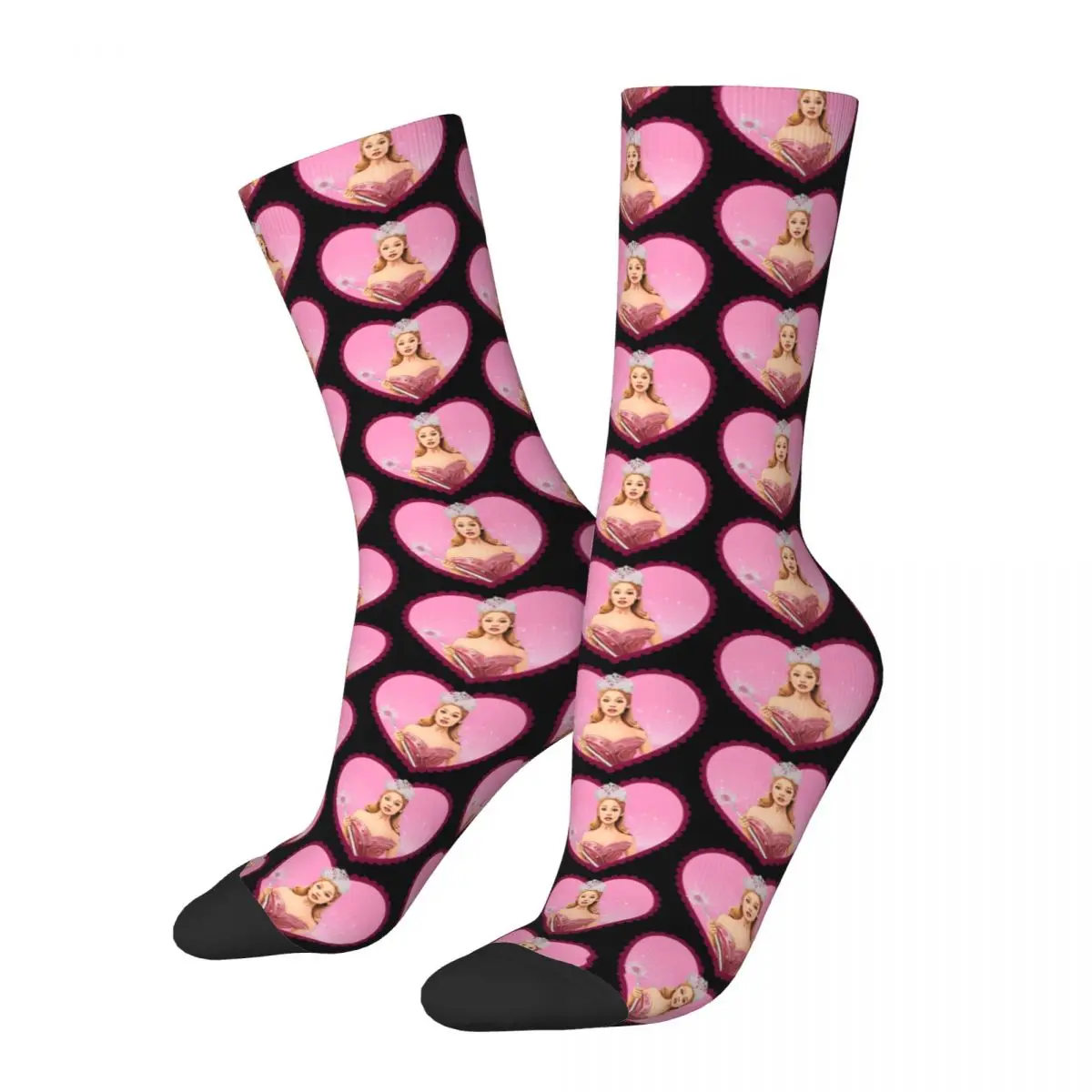 

Women Men Socks Wicked Movie Glinda Stockings Spring Funny Soft Socks Design Running Sports Non Slip Socks