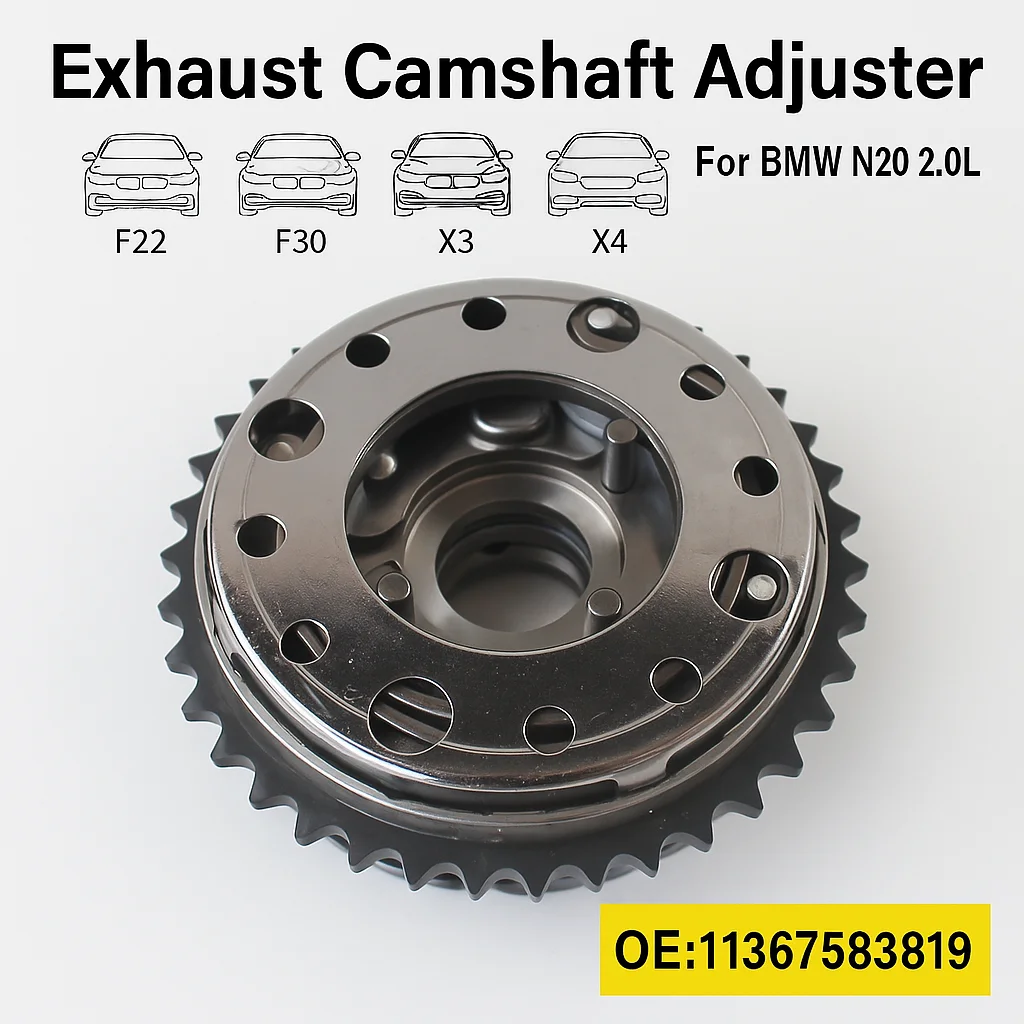 

Exhaust Camshaft Adjuster For BMW F22 F30 X3 X4 Z4 N20 2.0L 11367583819 High Quality VVT Timing Gear Actuator Replacement