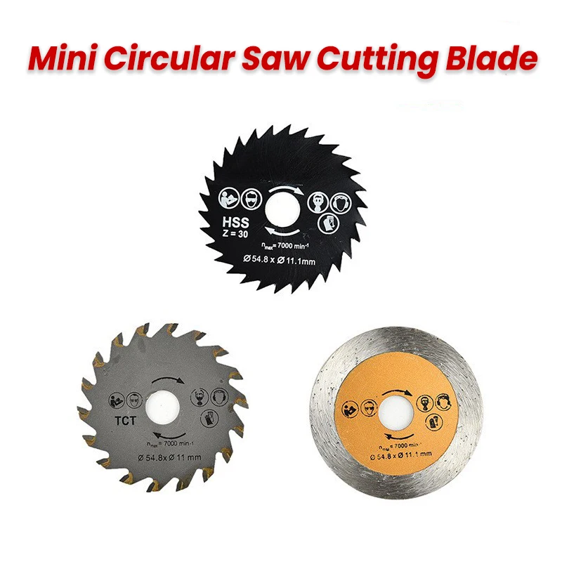 3/4Pcs Mini Circular Saw Blade Metal Carbide Tipped Cutting Disc for Cutting Blade Woodworking saw blade for Electric Saw