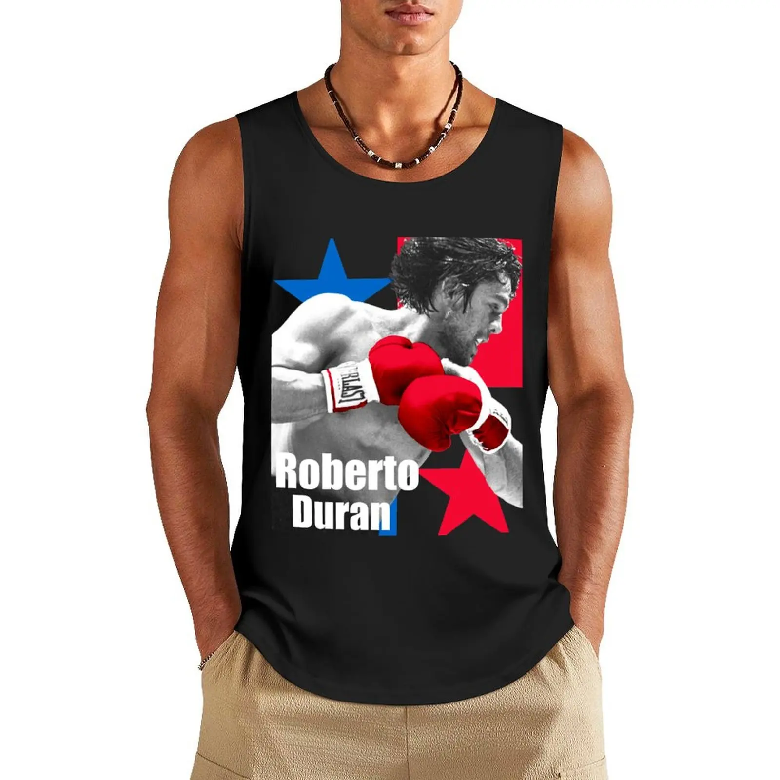 Мужская сексуальная майка Роберто Дуран бьюдо-де-Пьедра (Испания: «Руки камня») Мужская сексуальная майка Роберто Дуран бьюдо-де-Пьедра (Испания: «Руки камня»)