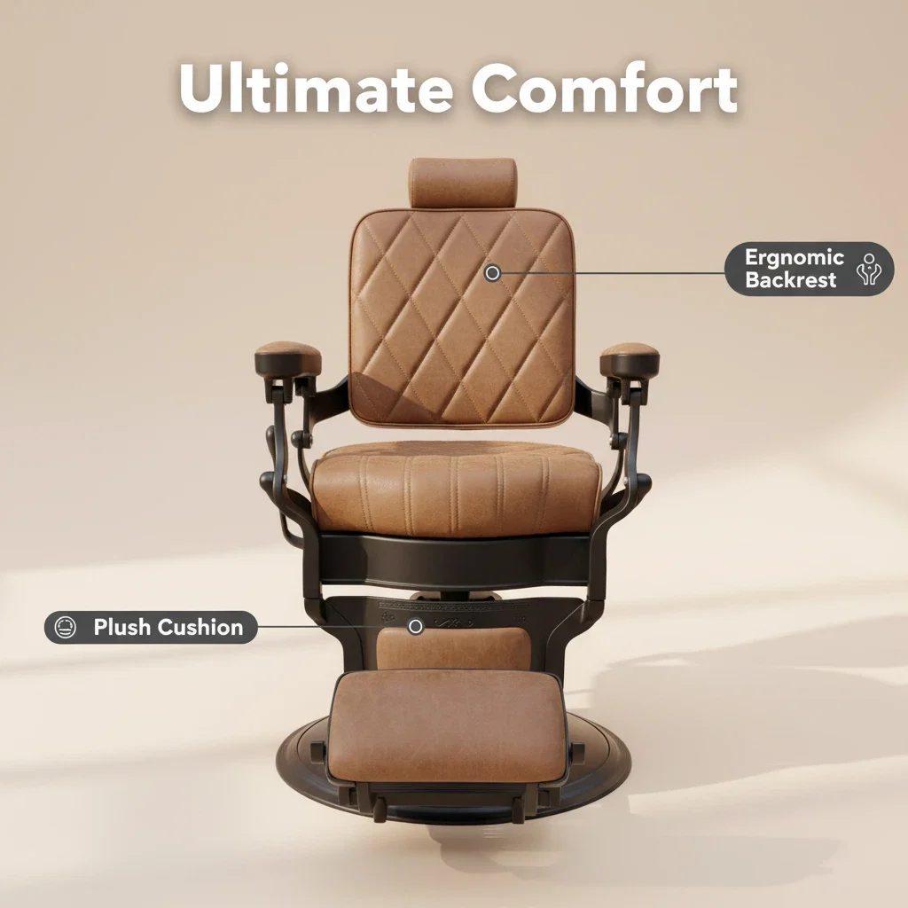 

Professional Barber Salon Furniture Professional Set Hairdressing Chair Barber Station Styling Unit for Beauty Salon Barber Shop