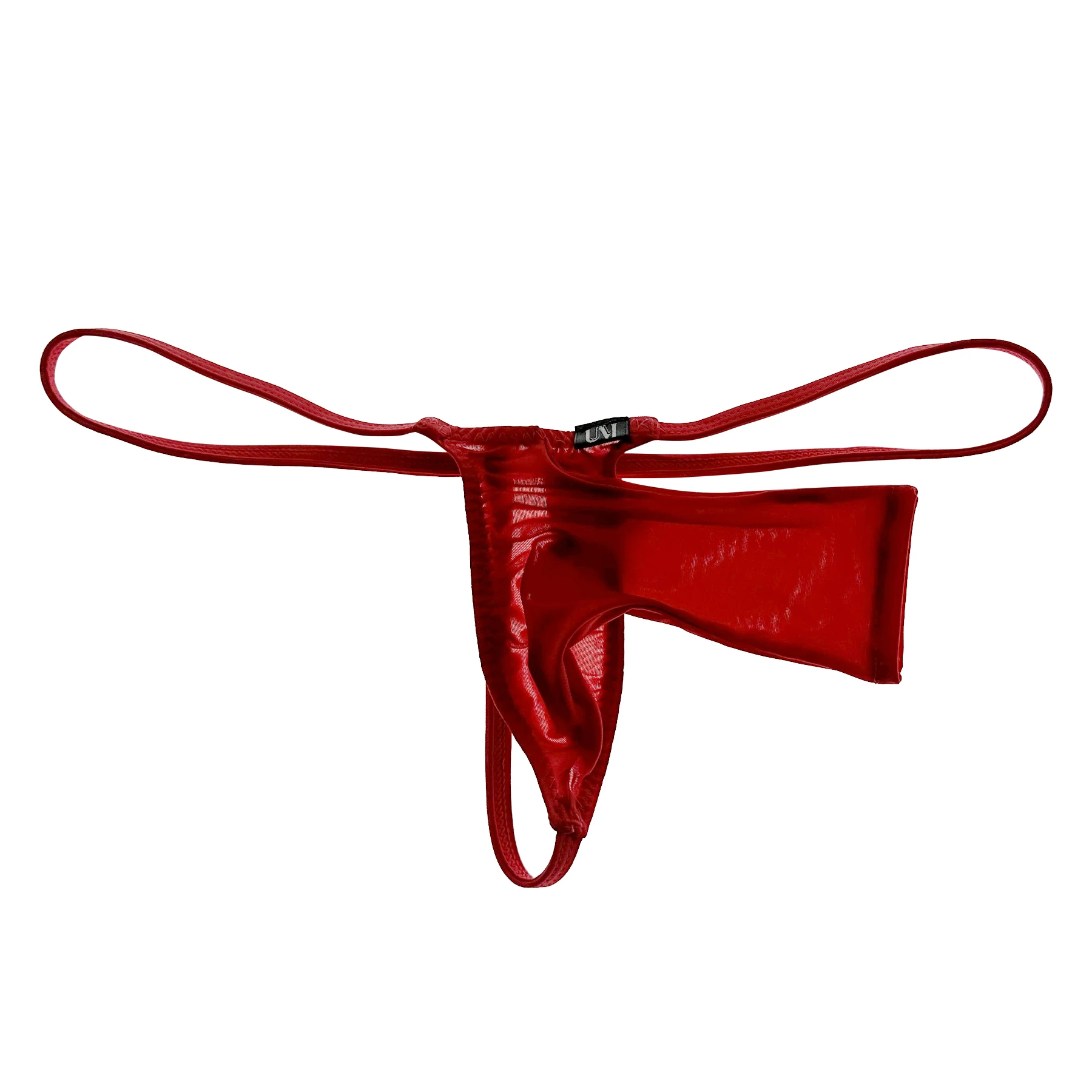 

Men's Low Waist Silk G-String Underwear Sexy Open Set Thongs Trendy Silk Briefs for Fashionable Men Cool And Comfortable